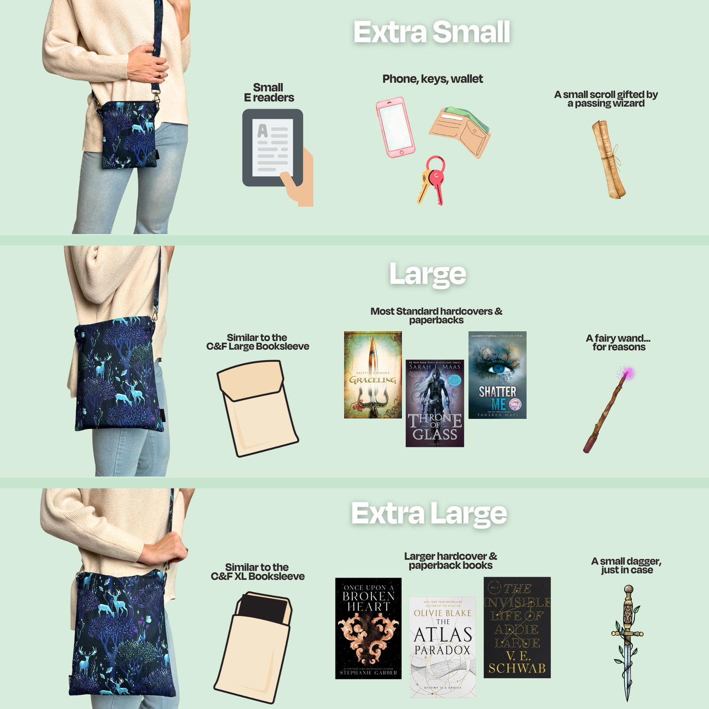 Bewitched crossbody sleeve