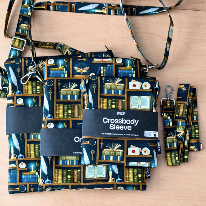 Dark Academia (Teal) crossbody sleeve