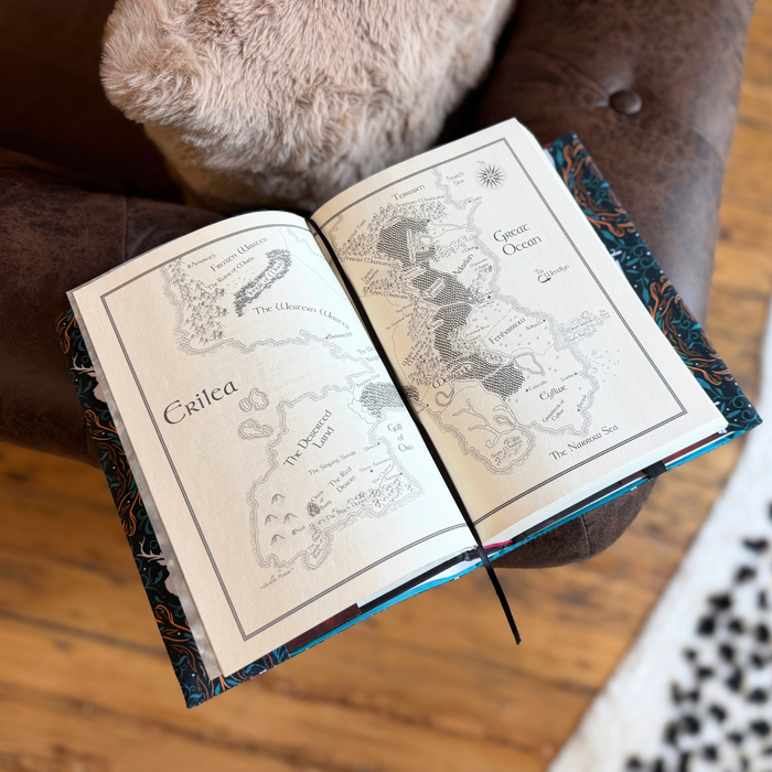 Fireheart fabric dust jacket