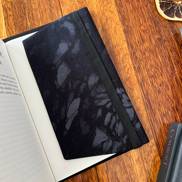 Shadow Black fabric dust jacket