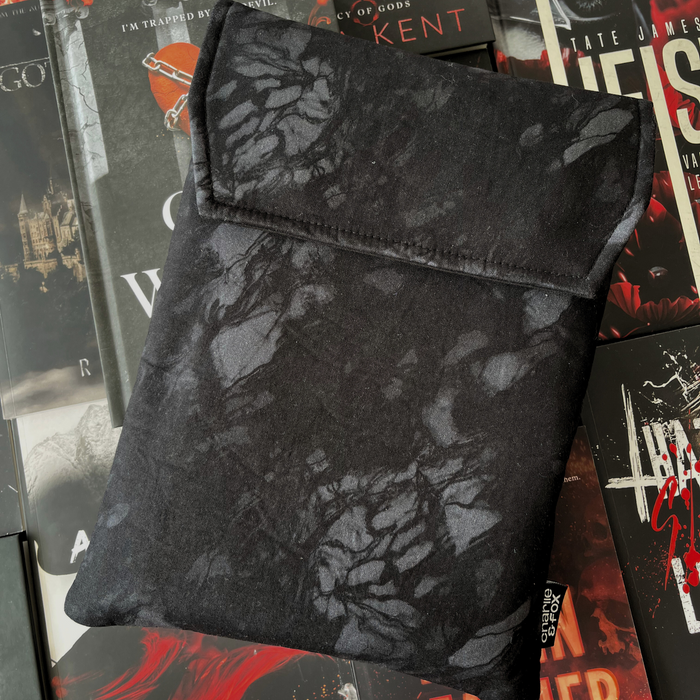Shadow Black padded book sleeve
