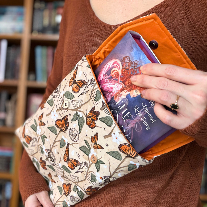 Monarch Story padded book sleeve