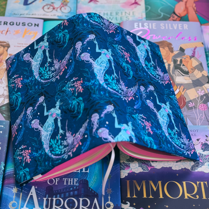 Mermaid fabric dust jacket