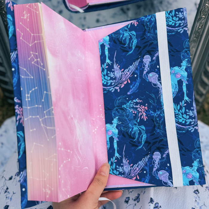 Mermaid fabric dust jacket