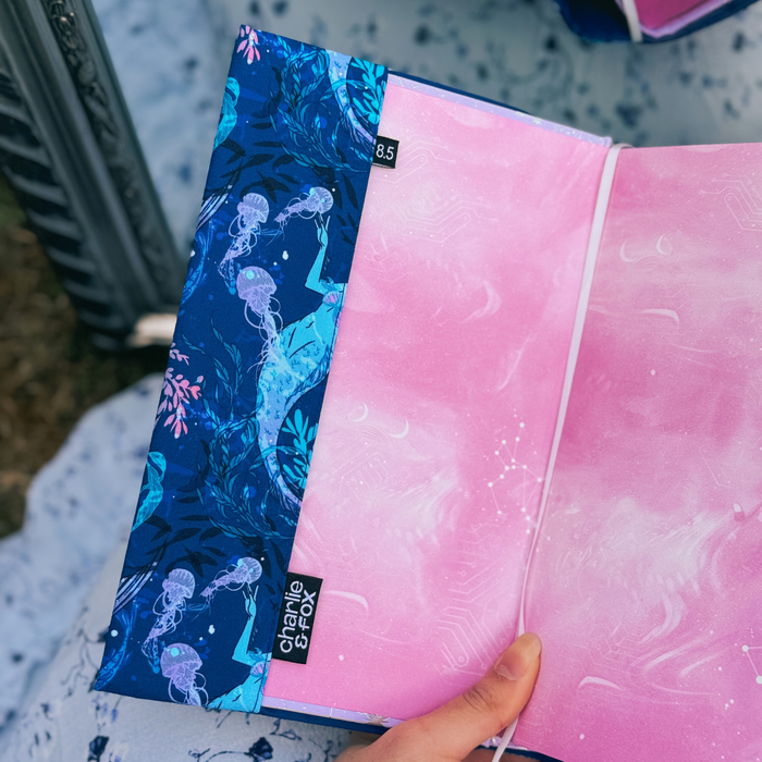 Mermaid fabric dust jacket