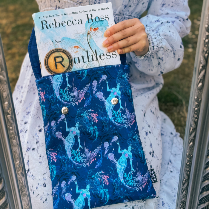 Mermaid padded book sleeve