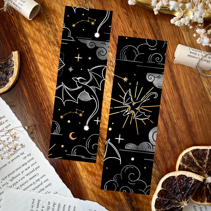 Onyx Storm double-sided bookmark - Rebecca Yarros