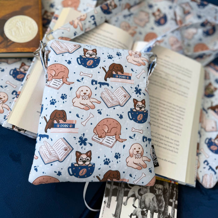 Pups and Pages crossbody sleeve
