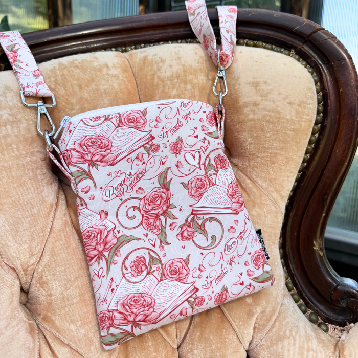Romance Readers crossbody sleeve