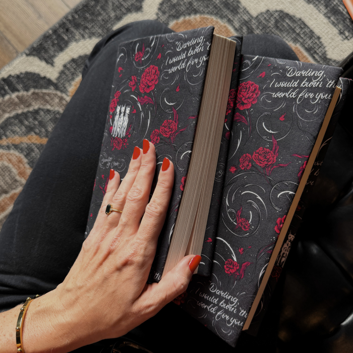 Scarlett St. Clair fabric dust jacket