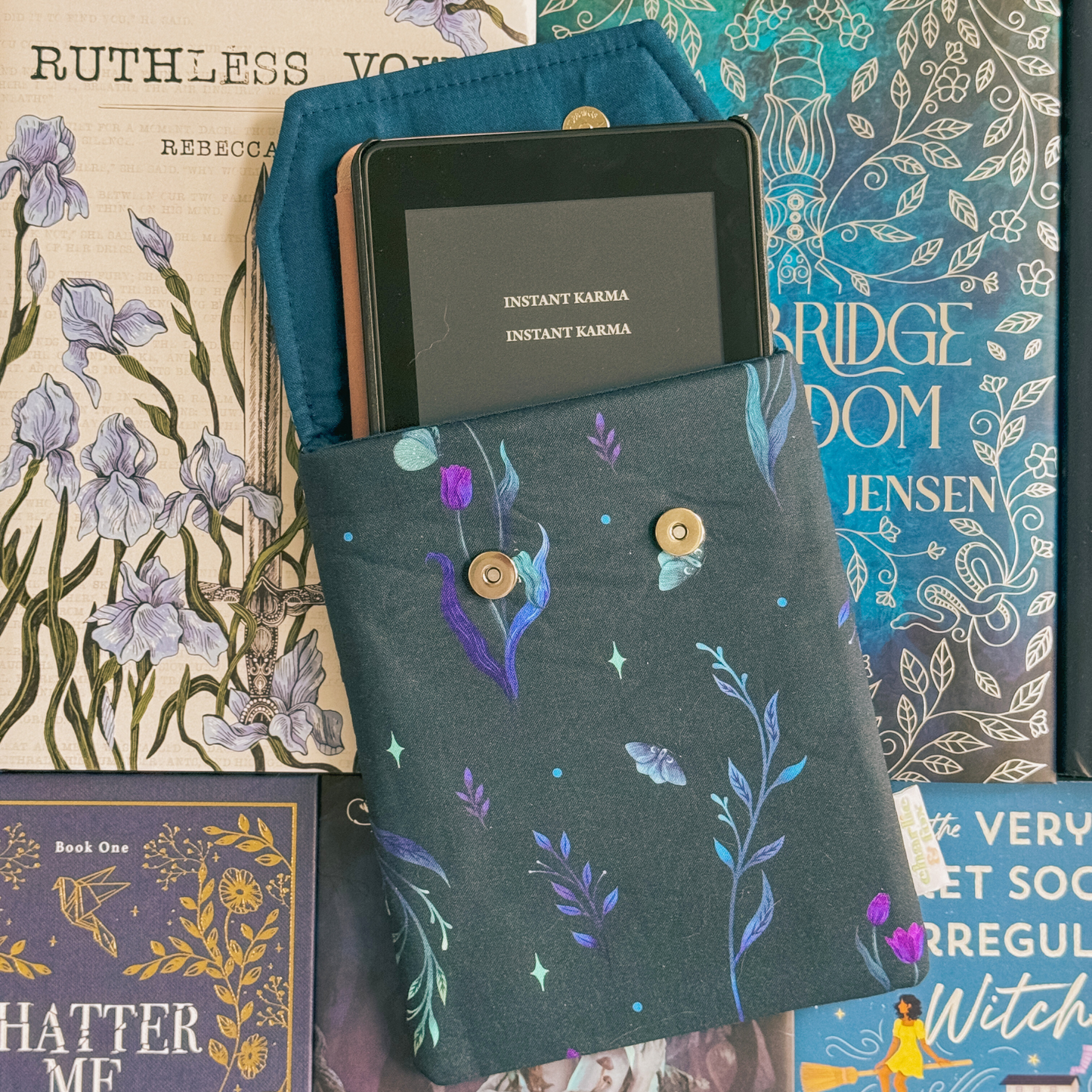 Under the Moon padded e-reader sleeve