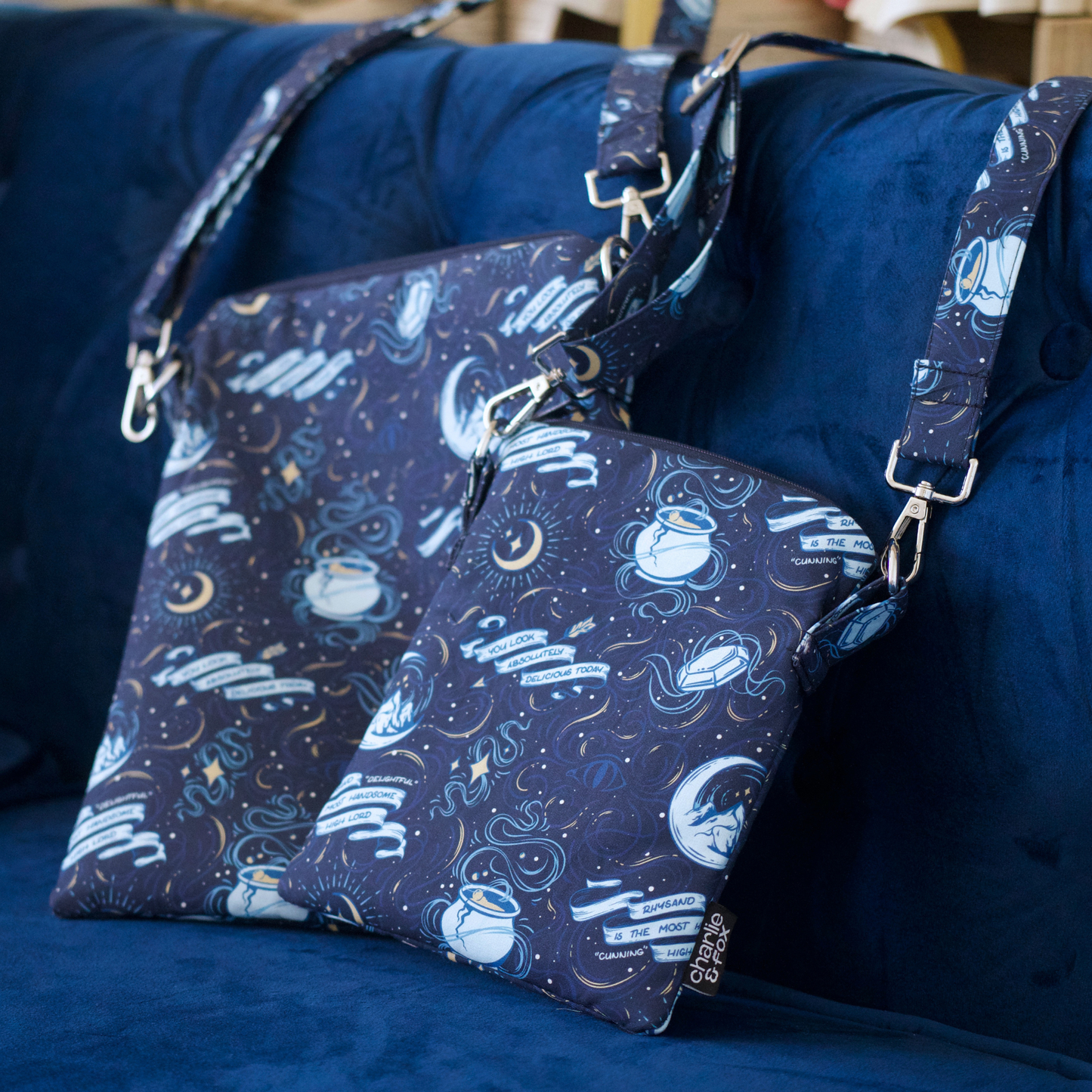 A Court of Thorns and Roses crossbody sleeve