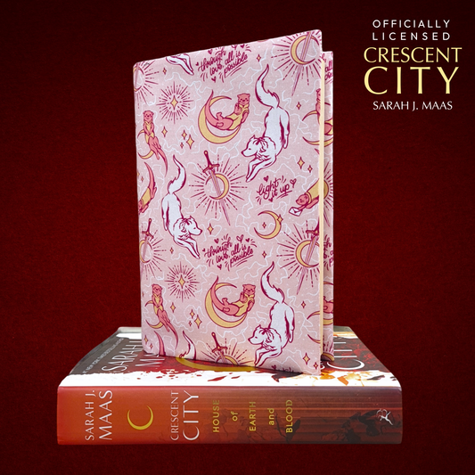 Crescent City fabric dust jacket