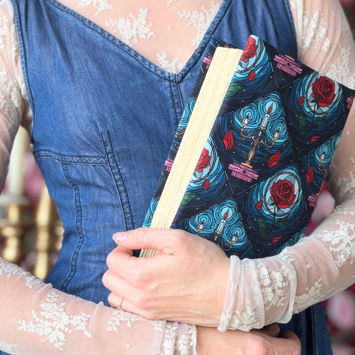 Enchanted Tales fabric dust jacket