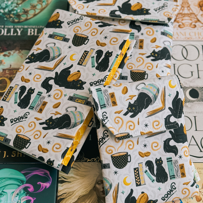 Feline Fables fabric dust jacket