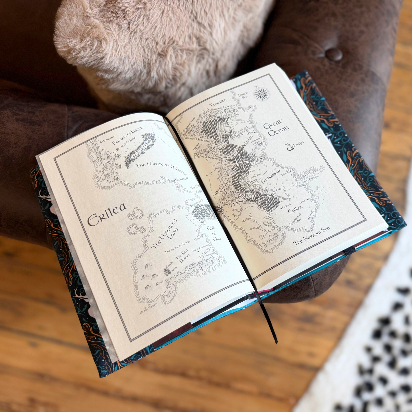 Fireheart fabric dust jacket