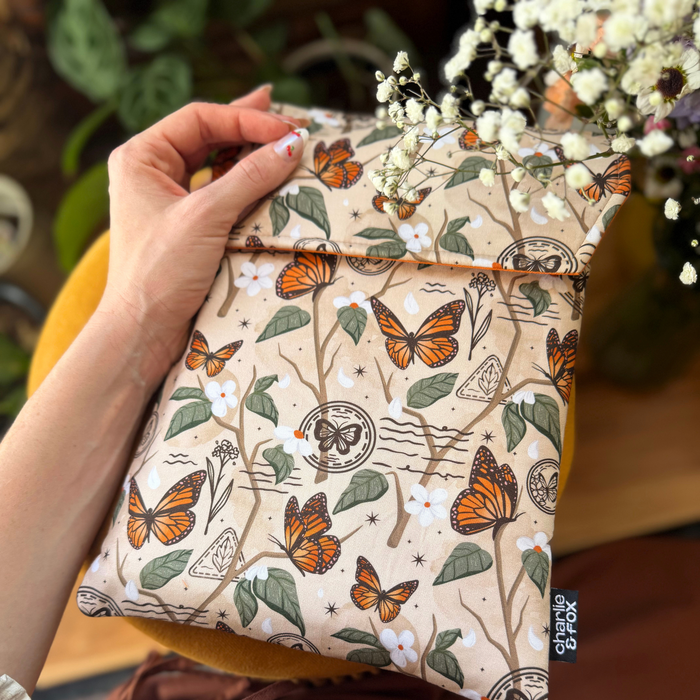 Monarch Story padded book sleeve