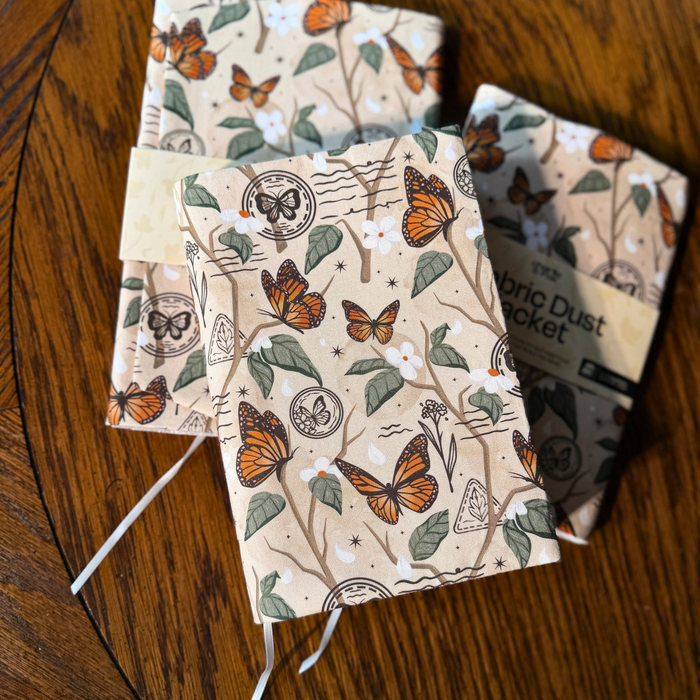 Monarch Story fabric dust jacket