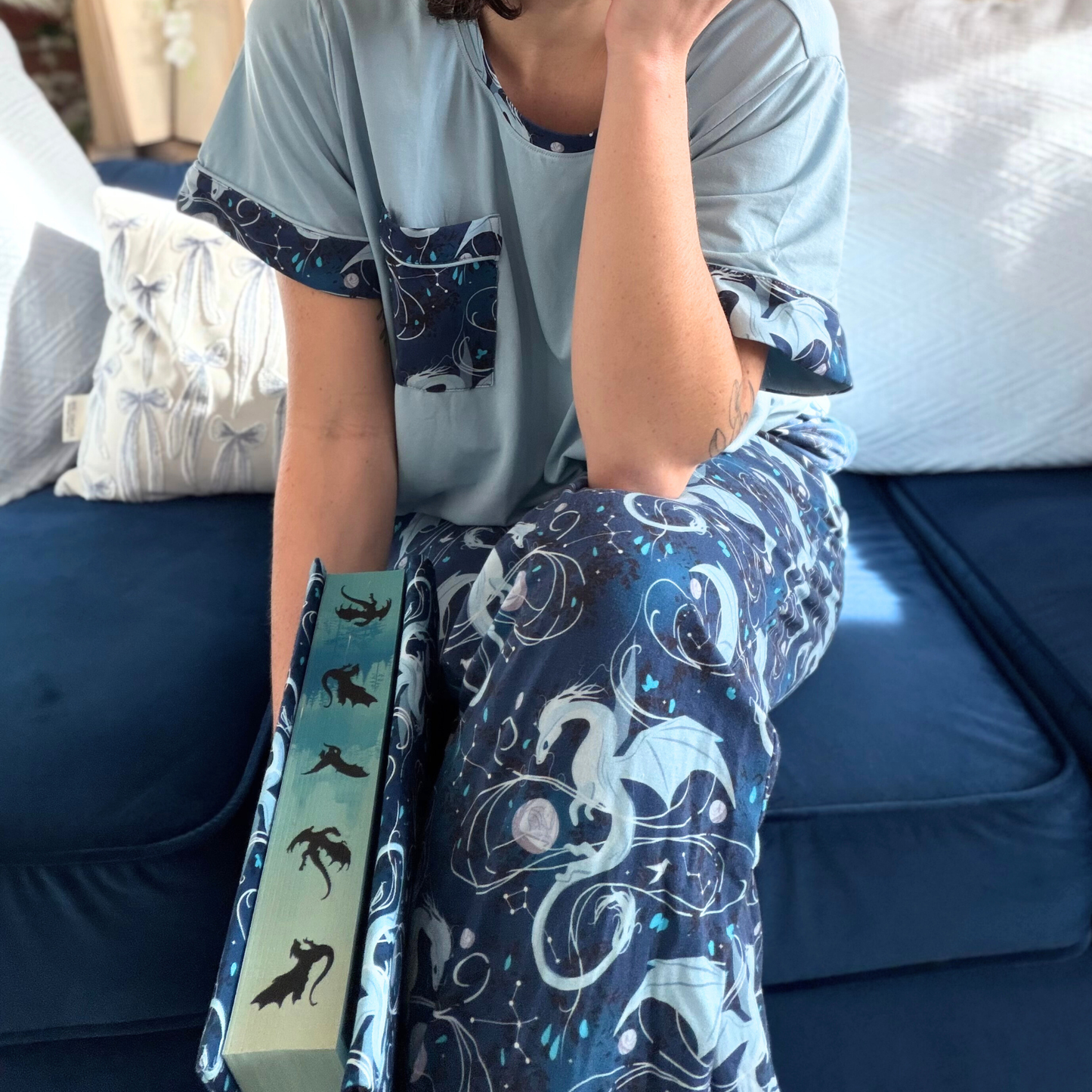 Moonplume Dragon PJ pants (When The Moon Hatched - Sarah A. Parker)