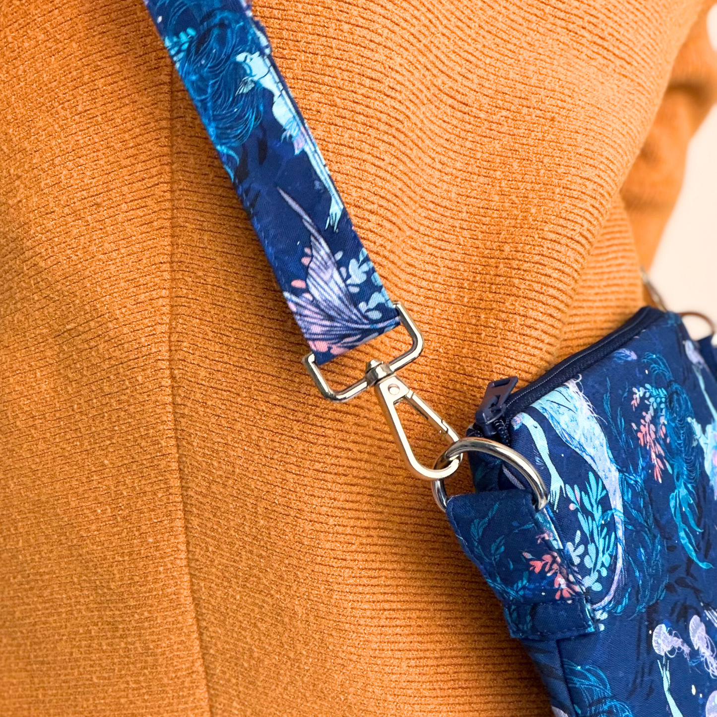 Mermaid crossbody sleeve