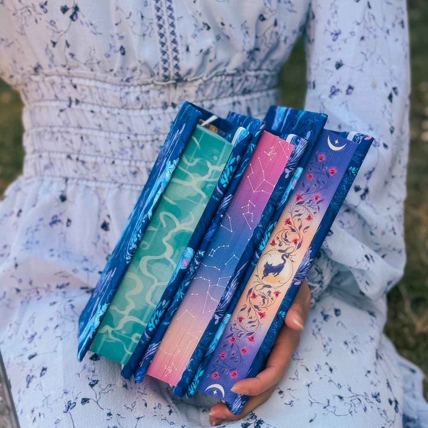 Mermaid fabric dust jacket