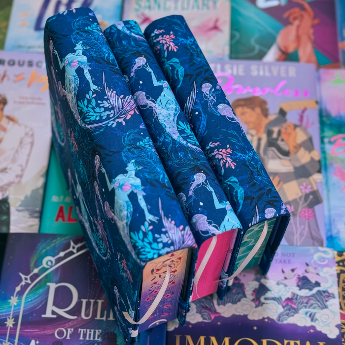 Mermaid fabric dust jacket