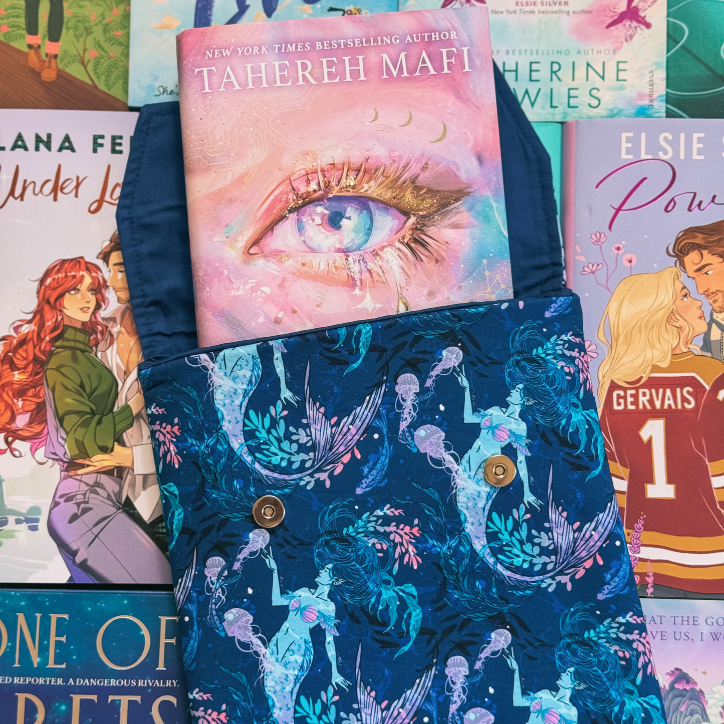 Mermaid padded book sleeve