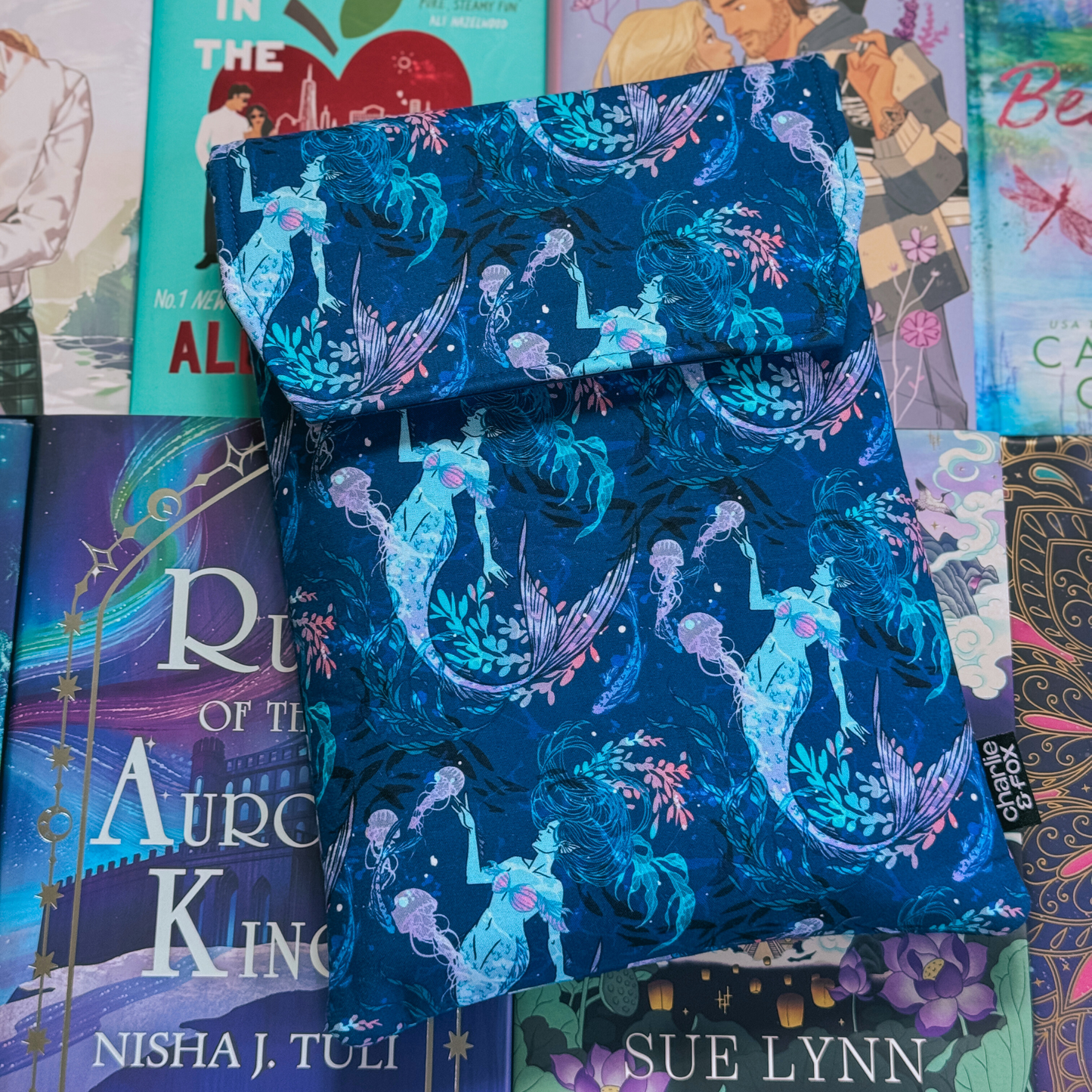 Mermaid padded book sleeve