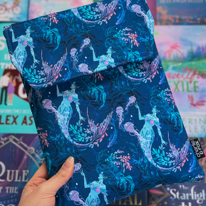 Mermaid padded book sleeve