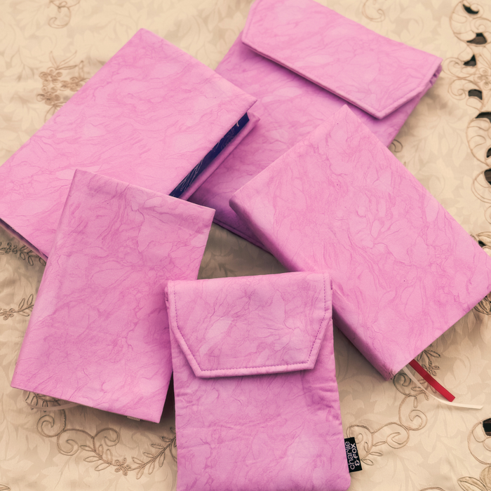 Pink Lemonade padded book sleeve