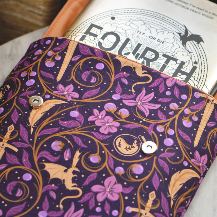 Fourth Wing Quadrants padded book sleeve - Rebecca Yarros