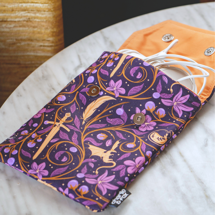 Fourth Wing Quadrants padded e-reader sleeve - Rebecca Yarros