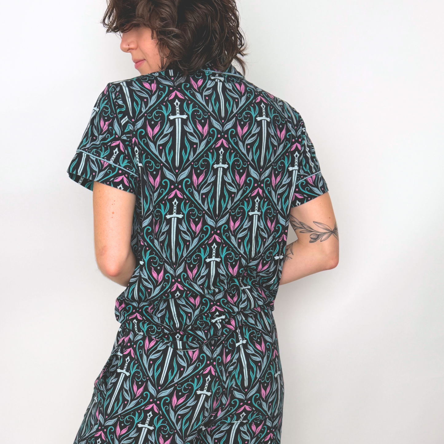 Rivals to Romance PJ button-up shirt