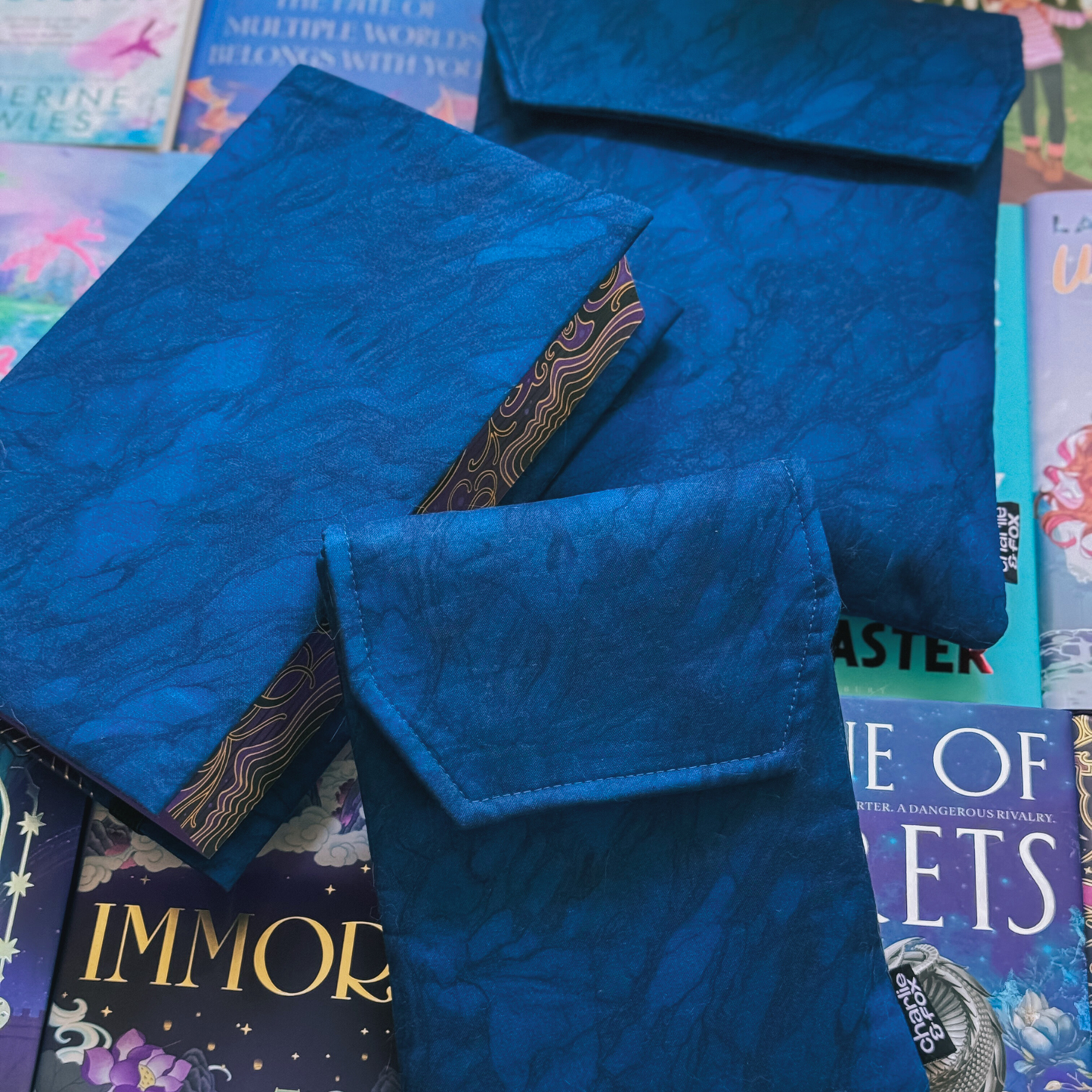 Sapphire Sea padded e-reader sleeve
