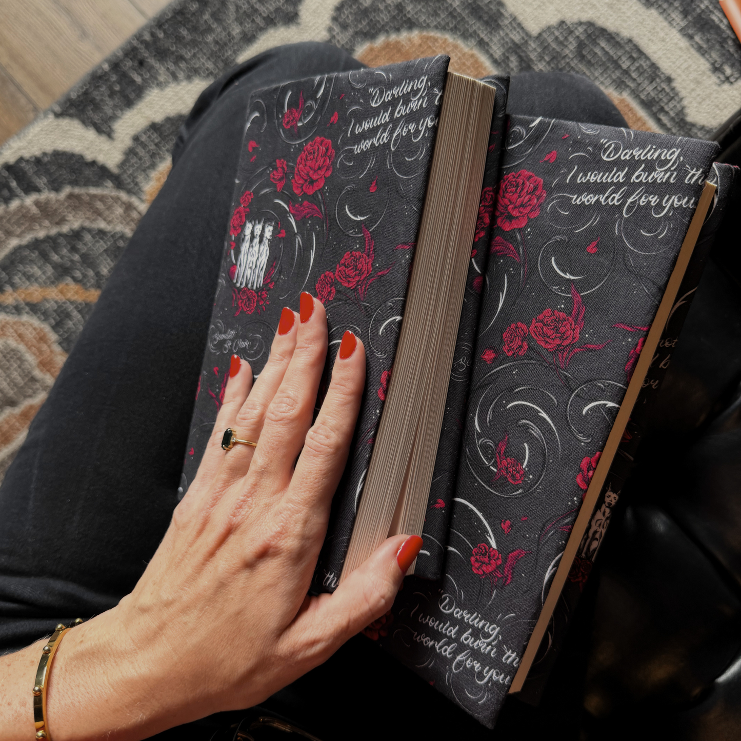 Scarlett St. Clair fabric dust jacket