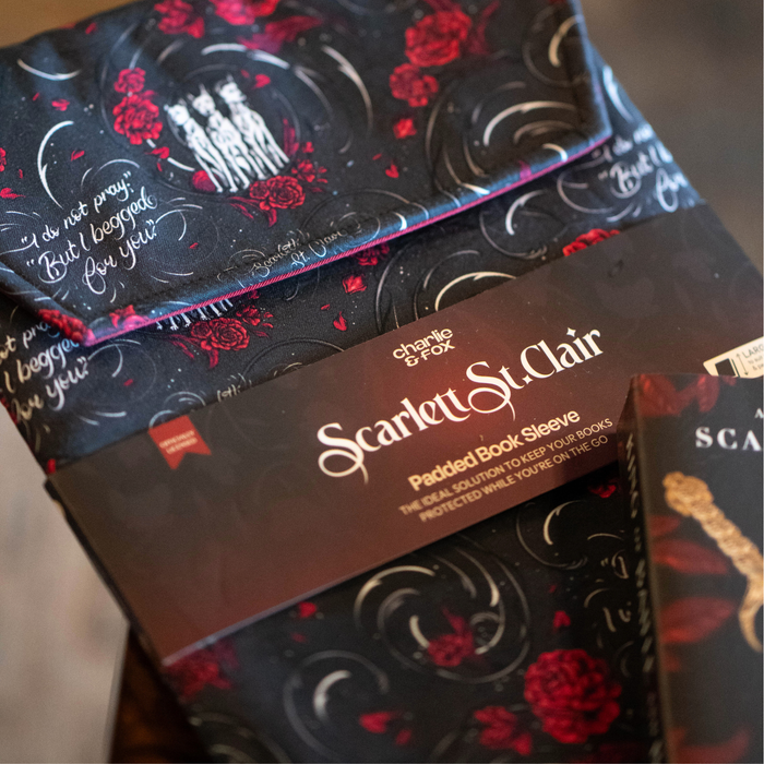Scarlett St. Clair padded book sleeve