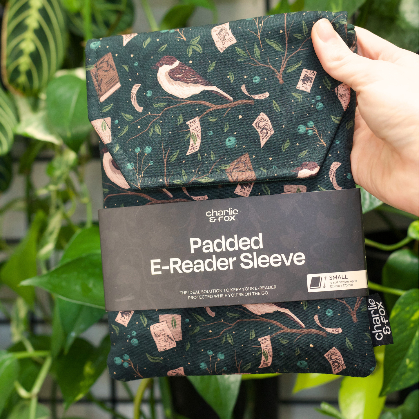 Shield of Sparrows padded e-reader sleeve - Devney Perry