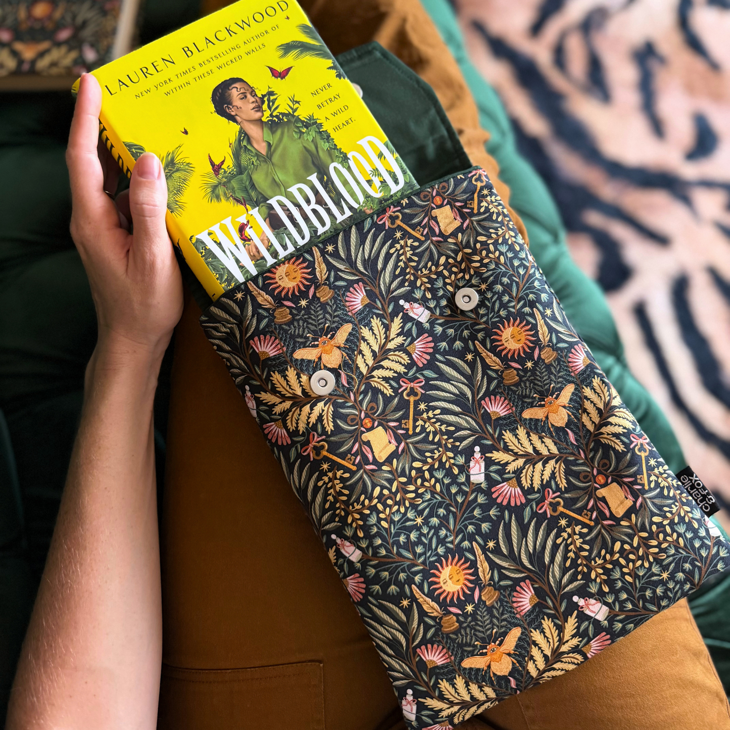 Archive Jungle padded book sleeve